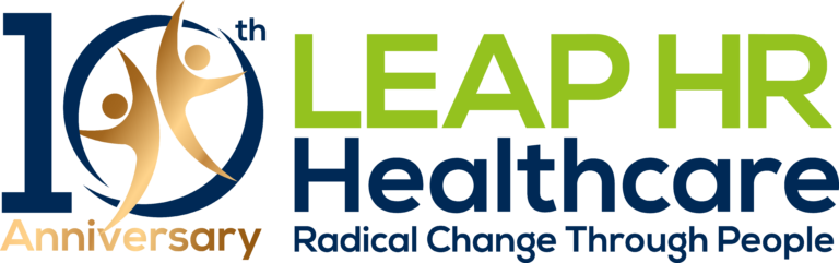 LEAP-HR-Healthcare-10th-anniversary-logo